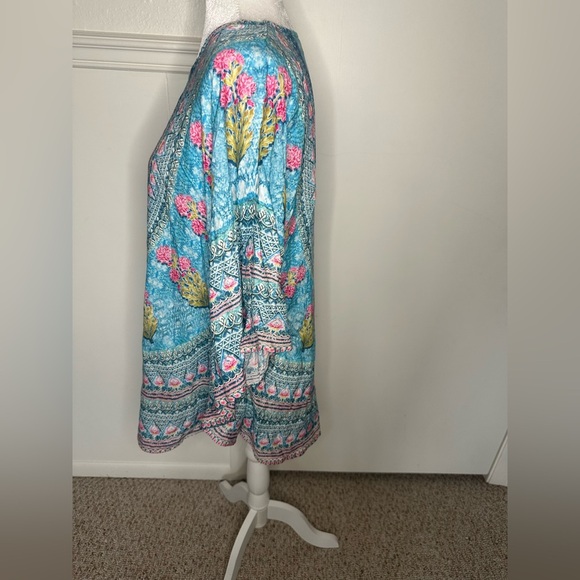 Tolani Multicolor Floral Top XXSP - Picture 2 of 7